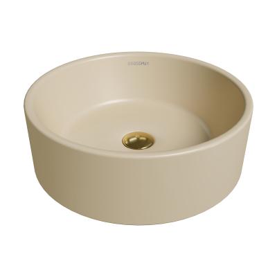 Раковина накладная Grossman GR-3013BEM (400х400х150) бежевая